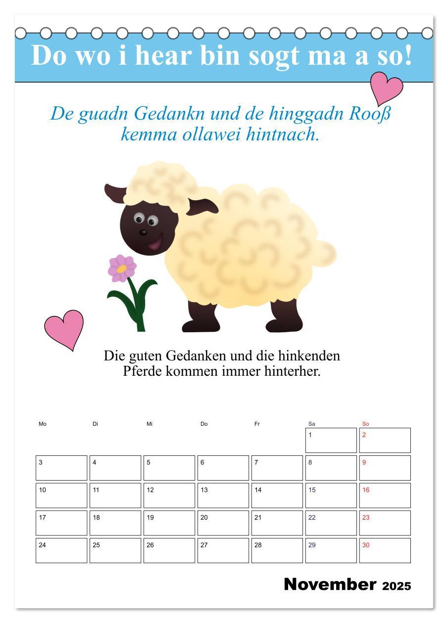 Bild: 9783457038369 | So a Schmarrn! Bairische Mundart (Tischkalender 2025 DIN A5 hoch),...