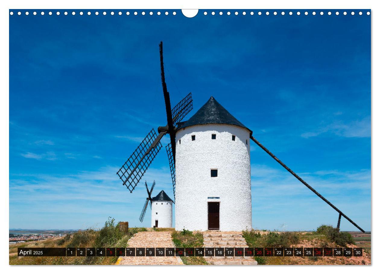 Bild: 9783457179819 | Windmühlen in La Mancha (Wandkalender 2025 DIN A3 quer), CALVENDO...