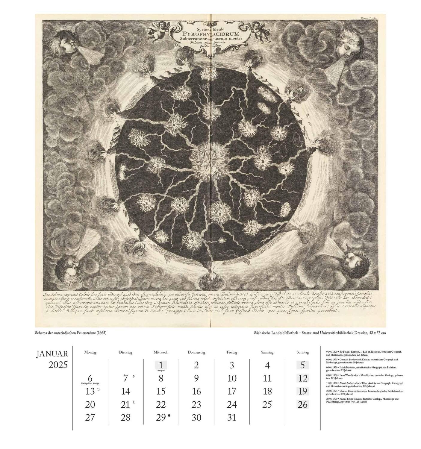 Bild: 4250809653013 | Geographisch-Kartographischer Kalender 2025 - Unterwelten -...