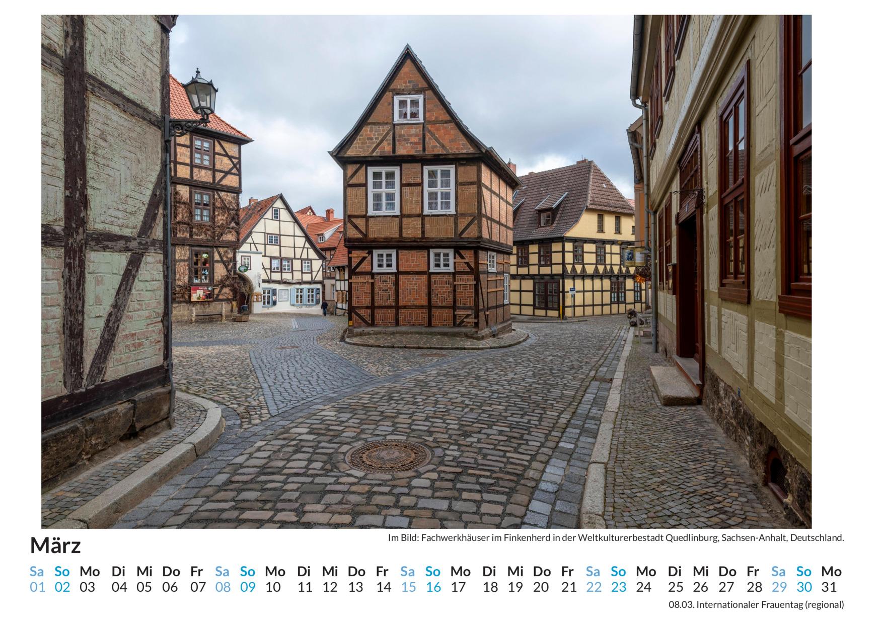 Bild: 9783759122636 | Fachwerkhäuser - (Wandkalender 2025, Kalender DIN A4 quer,...