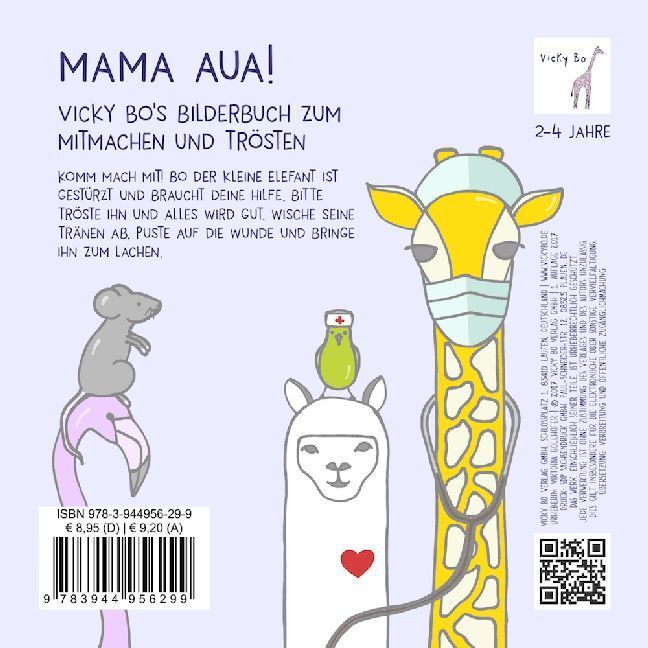 Bild: 9783944956299 | Mama Aua! Vicky Bo's Bilderbuch zum Mitmachen und Trösten | Vicky Bo