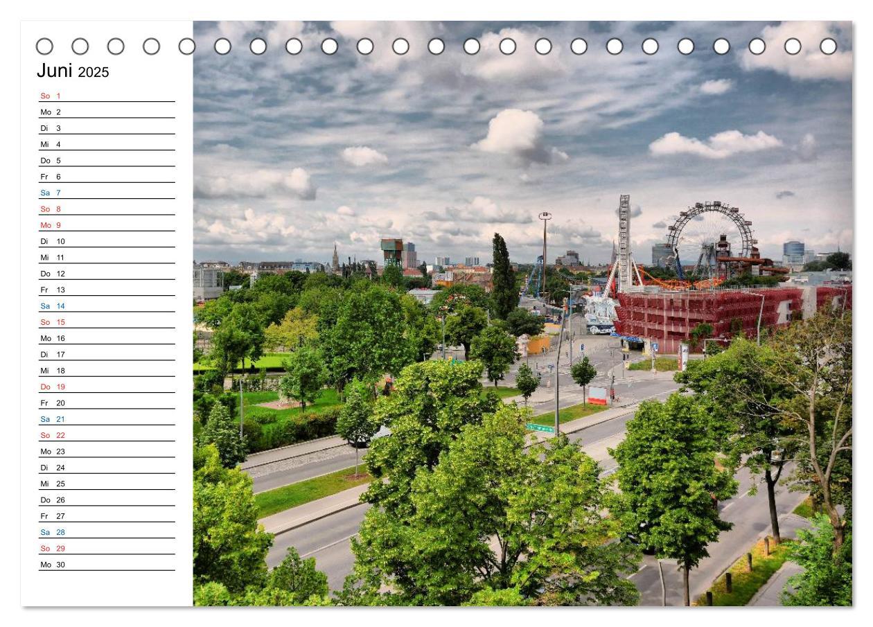 Bild: 9783435550425 | Wien - Haupstadt mit Charme (Tischkalender 2025 DIN A5 quer),...