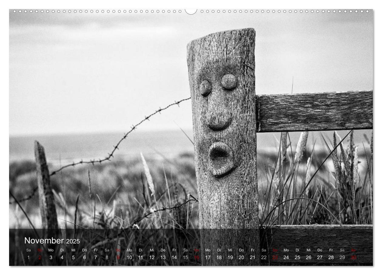 Bild: 9783435370528 | Wangerooge Noir (Wandkalender 2025 DIN A2 quer), CALVENDO...