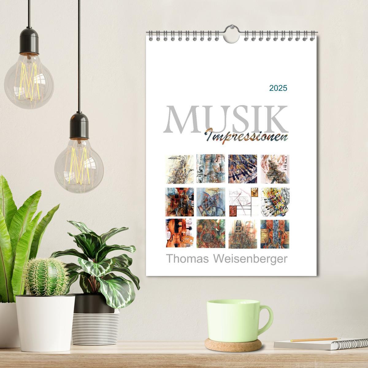 Bild: 9783457063927 | MUSIK Impressionen (Wandkalender 2025 DIN A4 hoch), CALVENDO...