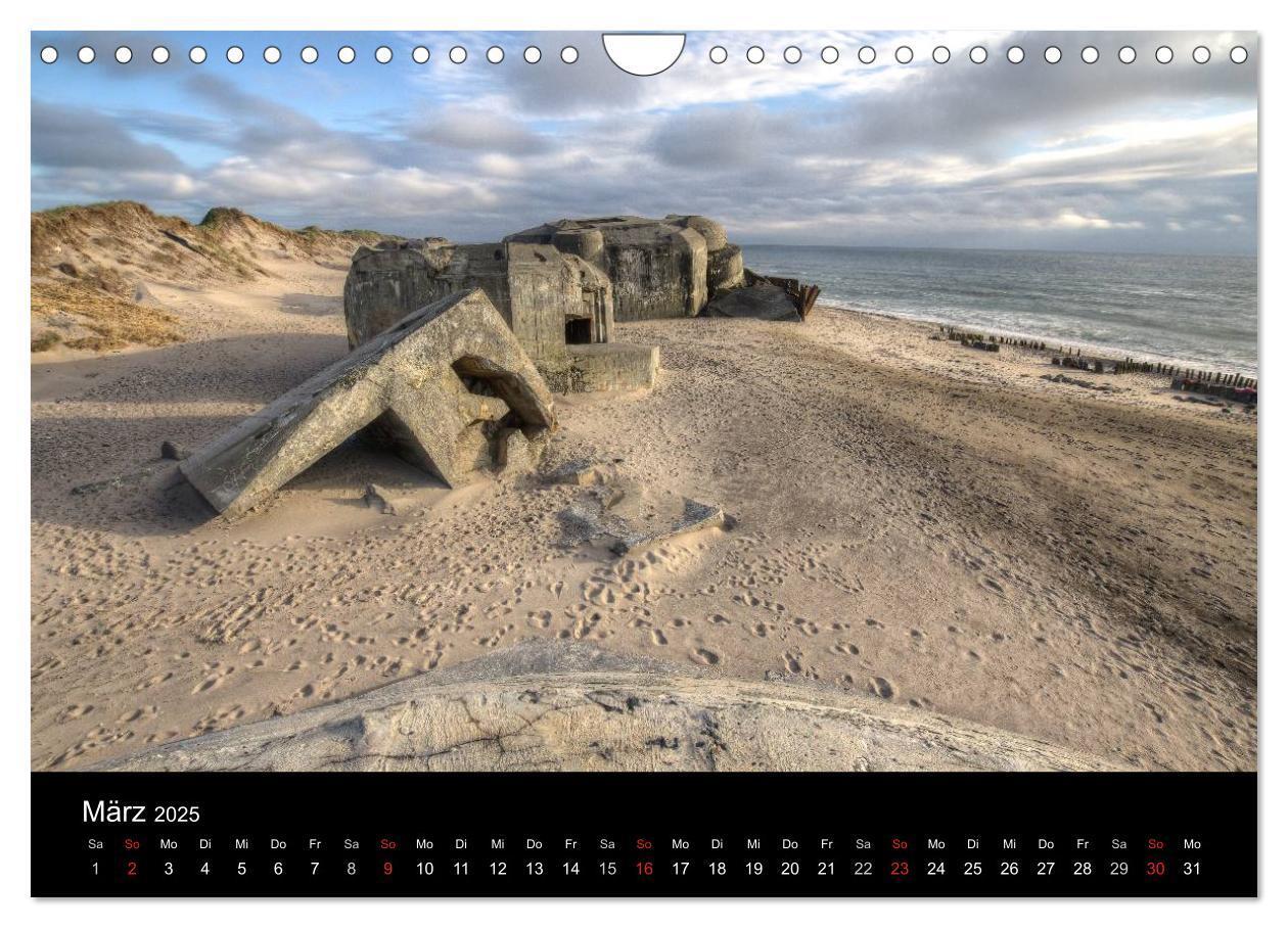 Bild: 9783435832057 | Bunker Houvig (Wandkalender 2025 DIN A4 quer), CALVENDO Monatskalender