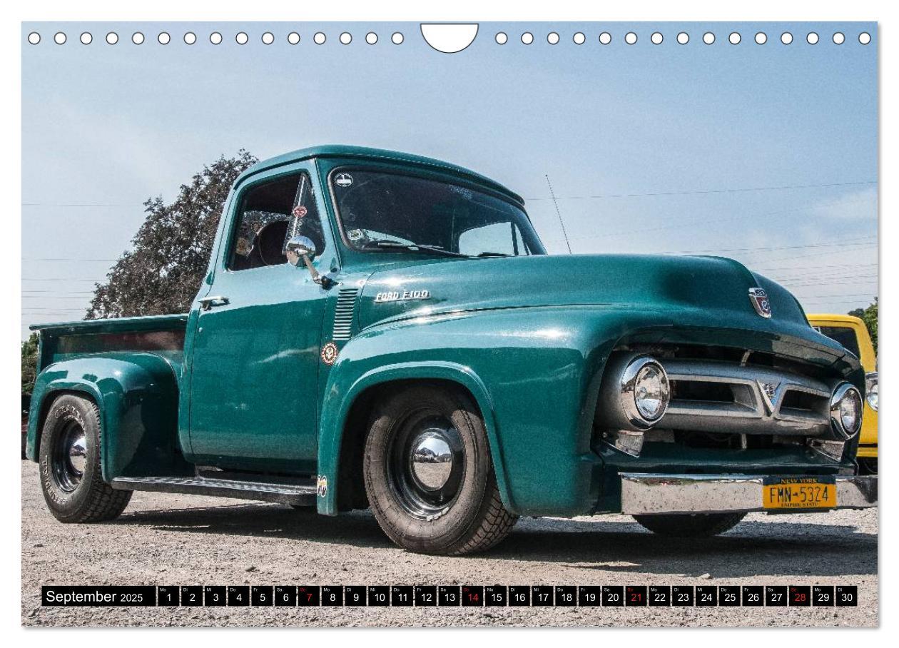 Bild: 9783435599189 | FORD PICK-UPS F 1 - F 100 (Wandkalender 2025 DIN A4 quer), CALVENDO...