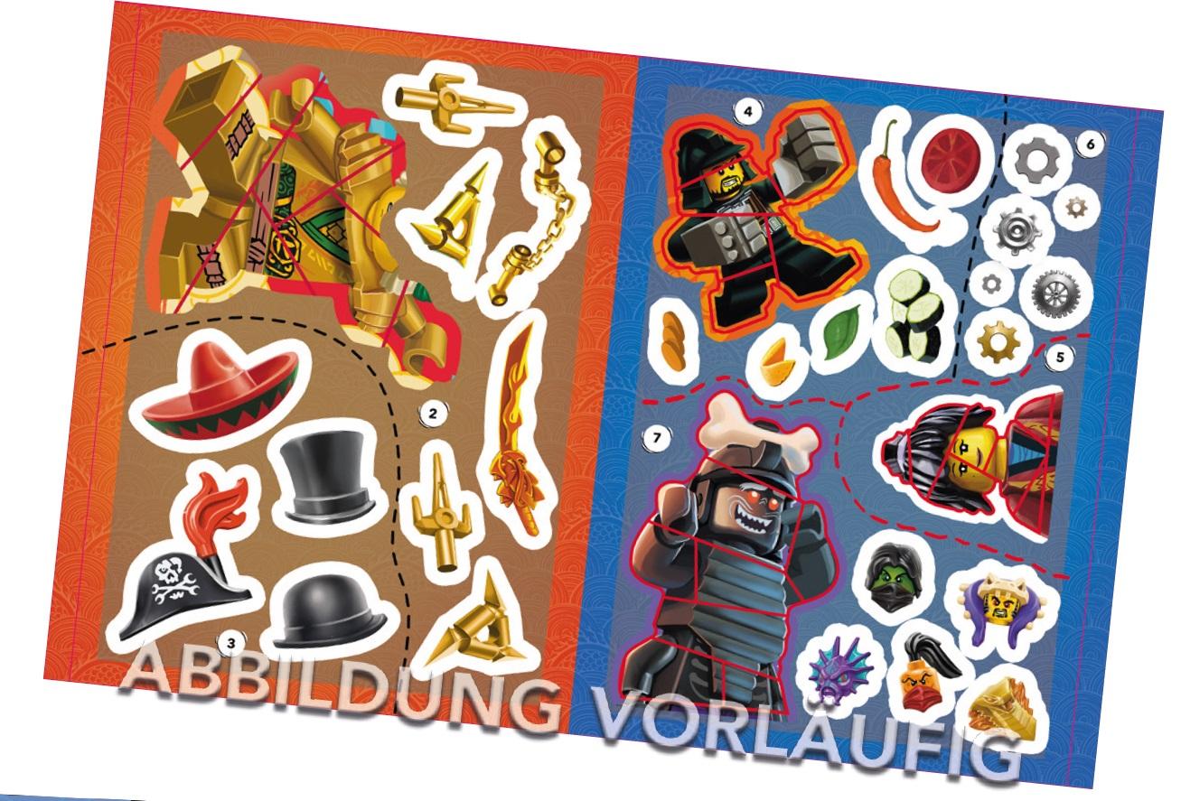 Bild: 9783960807551 | LEGO® NINJAGO® - Sticker-Malspass | mit vielen Stickern | Taschenbuch