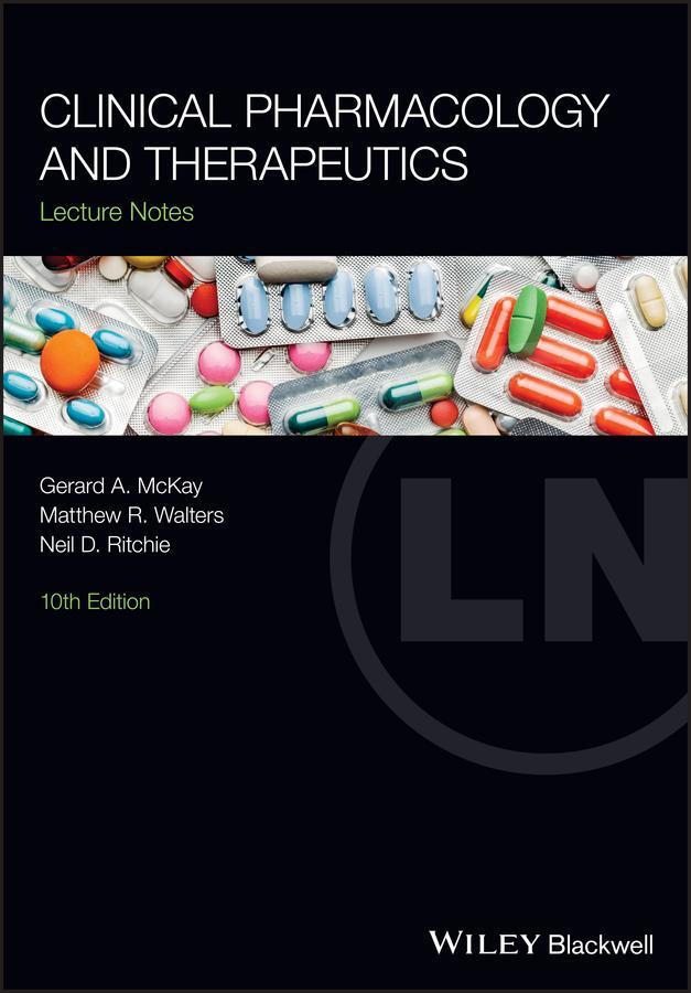 Cover: 9781119599951 | Clinical Pharmacology and Therapeutics | Gerard A. Mckay (u. a.)