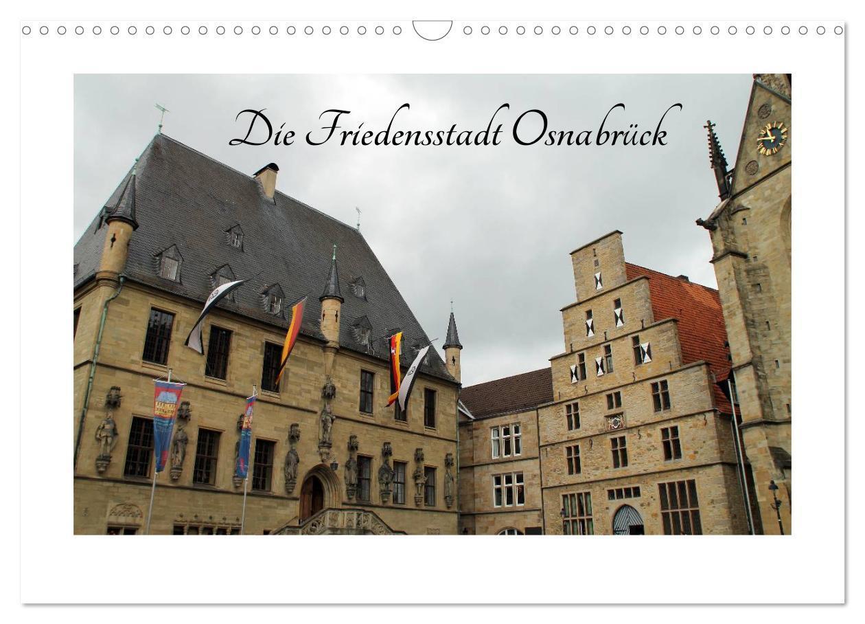 Cover: 9783435766055 | Die Friedensstadt Osnabrück (Wandkalender 2025 DIN A3 quer),...