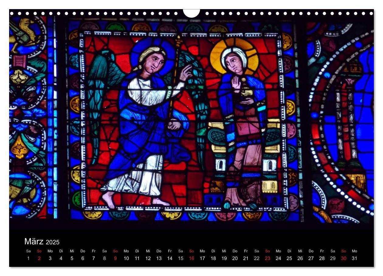 Bild: 9783435818990 | Bilder aus Licht - Notre Dame de Chartres (Wandkalender 2025 DIN A3...