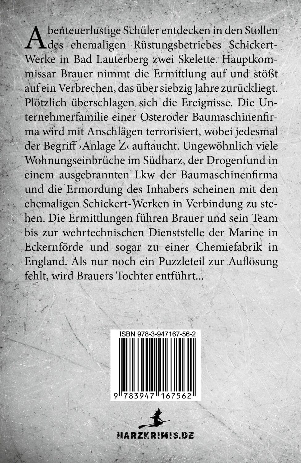 Rückseite: 9783947167562 | Anlage Z | Hans-Joachim Wildner | Taschenbuch | 298 S. | Deutsch