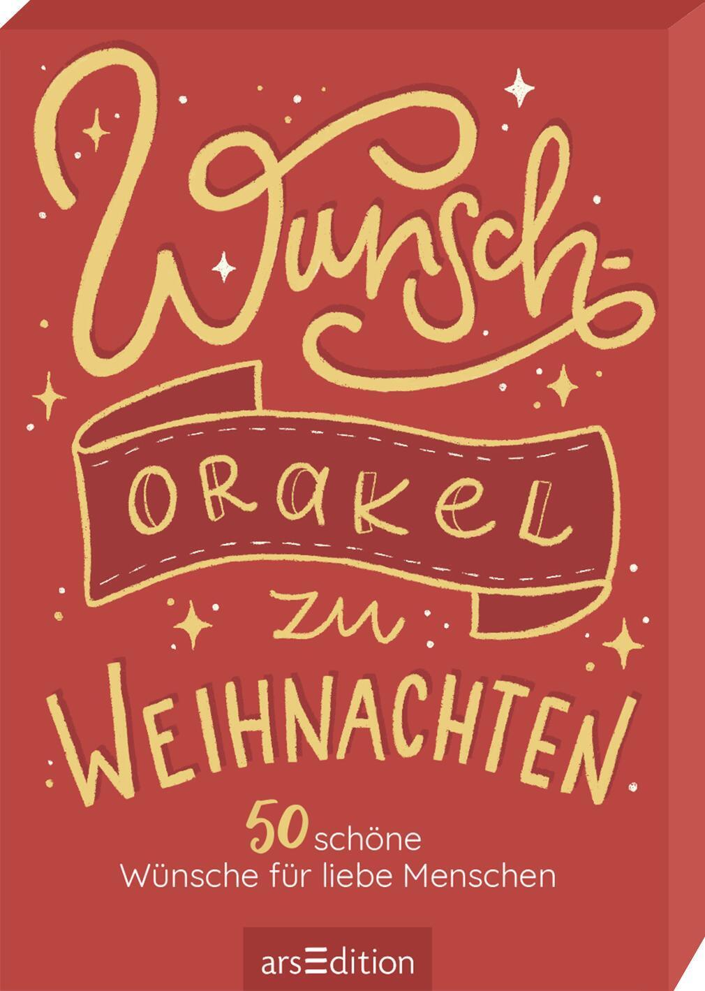 Cover: 9783845849812 | Wunschorakel zu Weihnachten | 50 schöne Wünsche für liebe Menschen