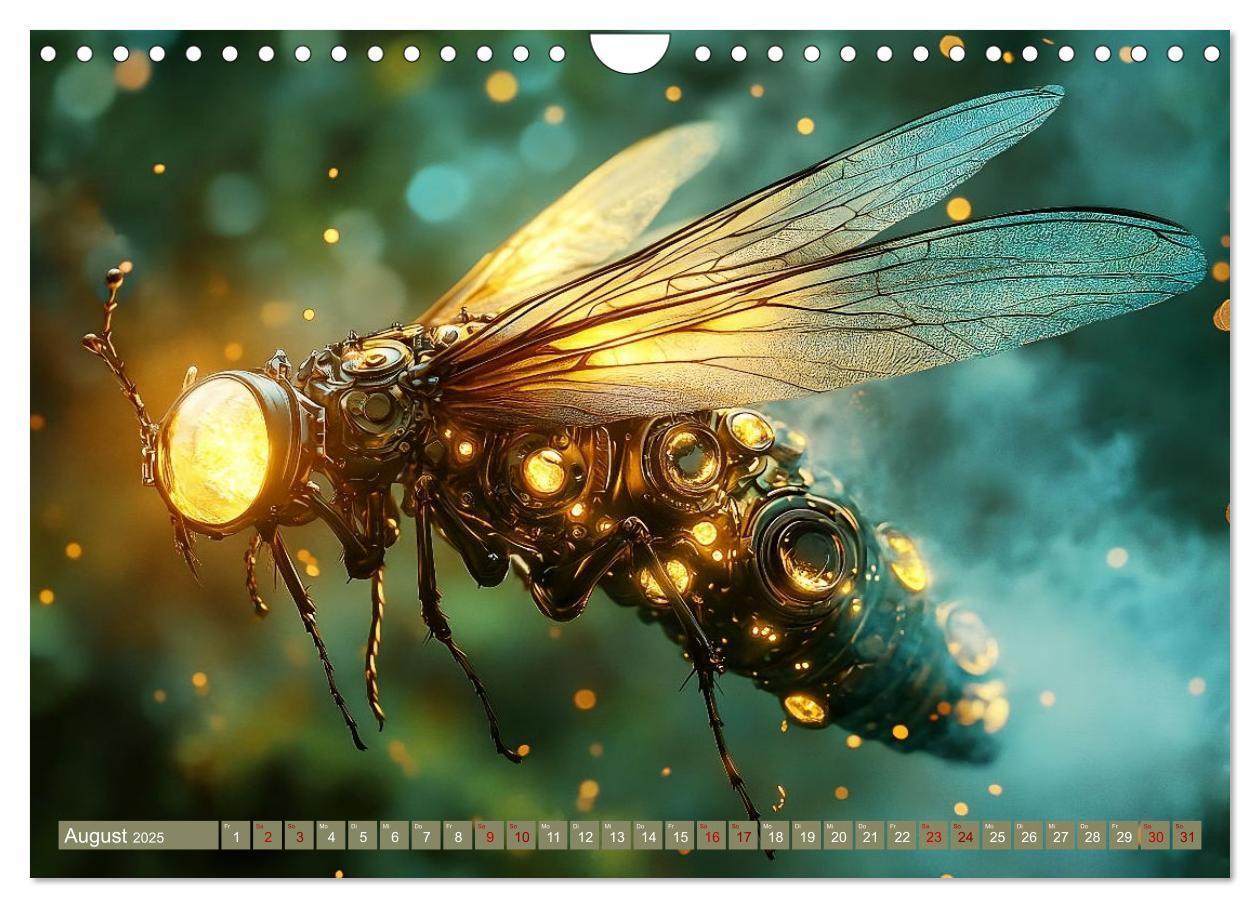 Bild: 9783457185742 | Die fantastische Welt der Steampunk-Insekten (Wandkalender 2025 DIN...