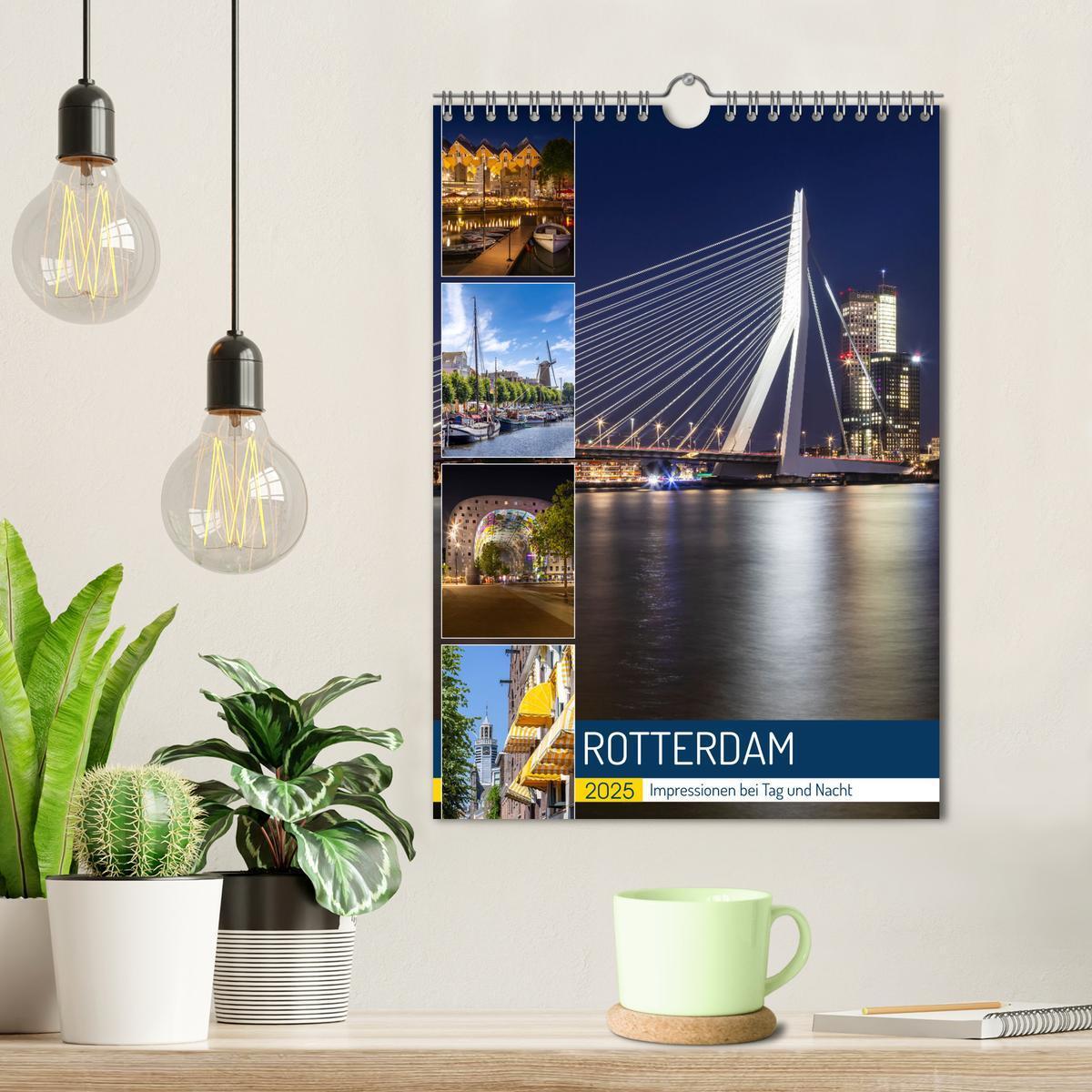 Bild: 9783435857869 | ROTTERDAM Impressionen bei Tag und Nacht (Wandkalender 2025 DIN A4...