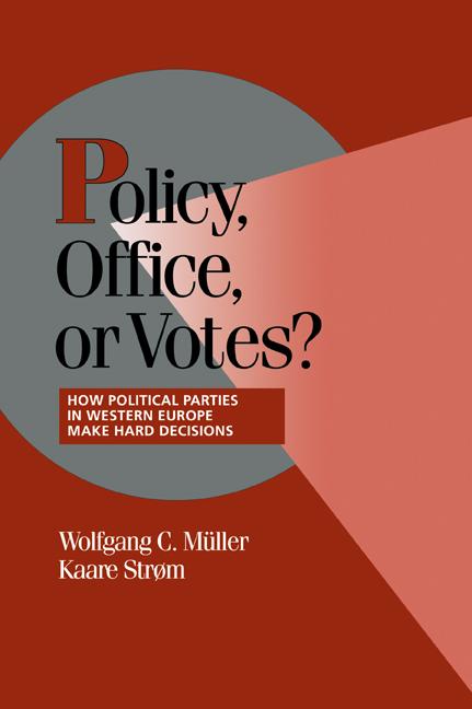 Cover: 9780521637237 | Policy, Office, or Votes? | Kaare Strom (u. a.) | Taschenbuch | 2005