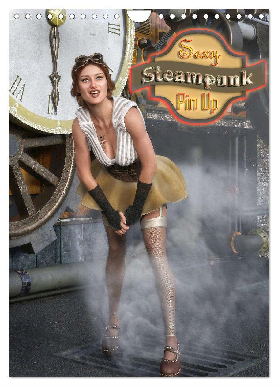 Cover: 9783435940240 | Sexy Steampunk Pin Up (Wandkalender 2025 DIN A4 hoch), CALVENDO...