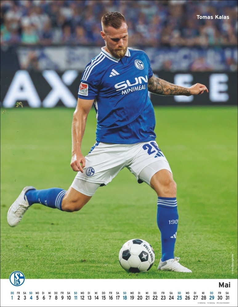 Bild: 9783756406197 | Schalke 04 Posterkalender 2025 | Kalender | Spiralbindung | 14 S.