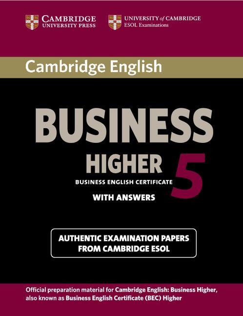 Cover: 9781107610873 | Cambridge English Business 5 Higher | Cambridge Esol | Taschenbuch