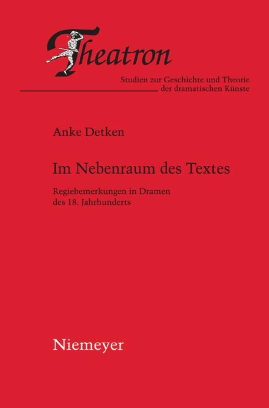 Cover: 9783110230024 | Im Nebenraum des Textes | Anke Detken | Taschenbuch | ISSN | Paperback