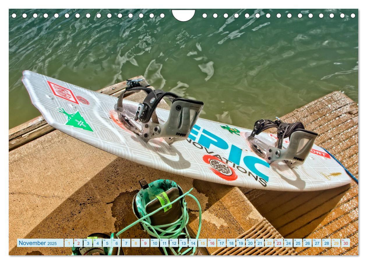 Bild: 9783435369157 | Wakeboarden (Wandkalender 2025 DIN A4 quer), CALVENDO Monatskalender