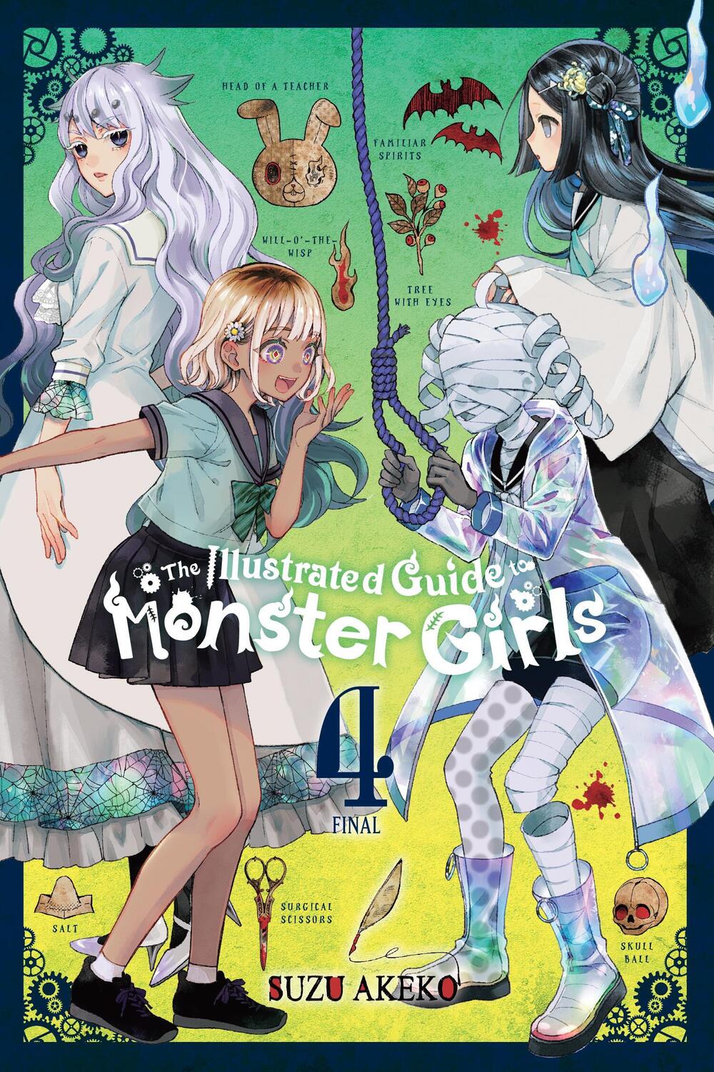 Cover: 9781975365127 | The Illustrated Guide to Monster Girls, Vol. 4 | Volume 4 | Suzu Akeko