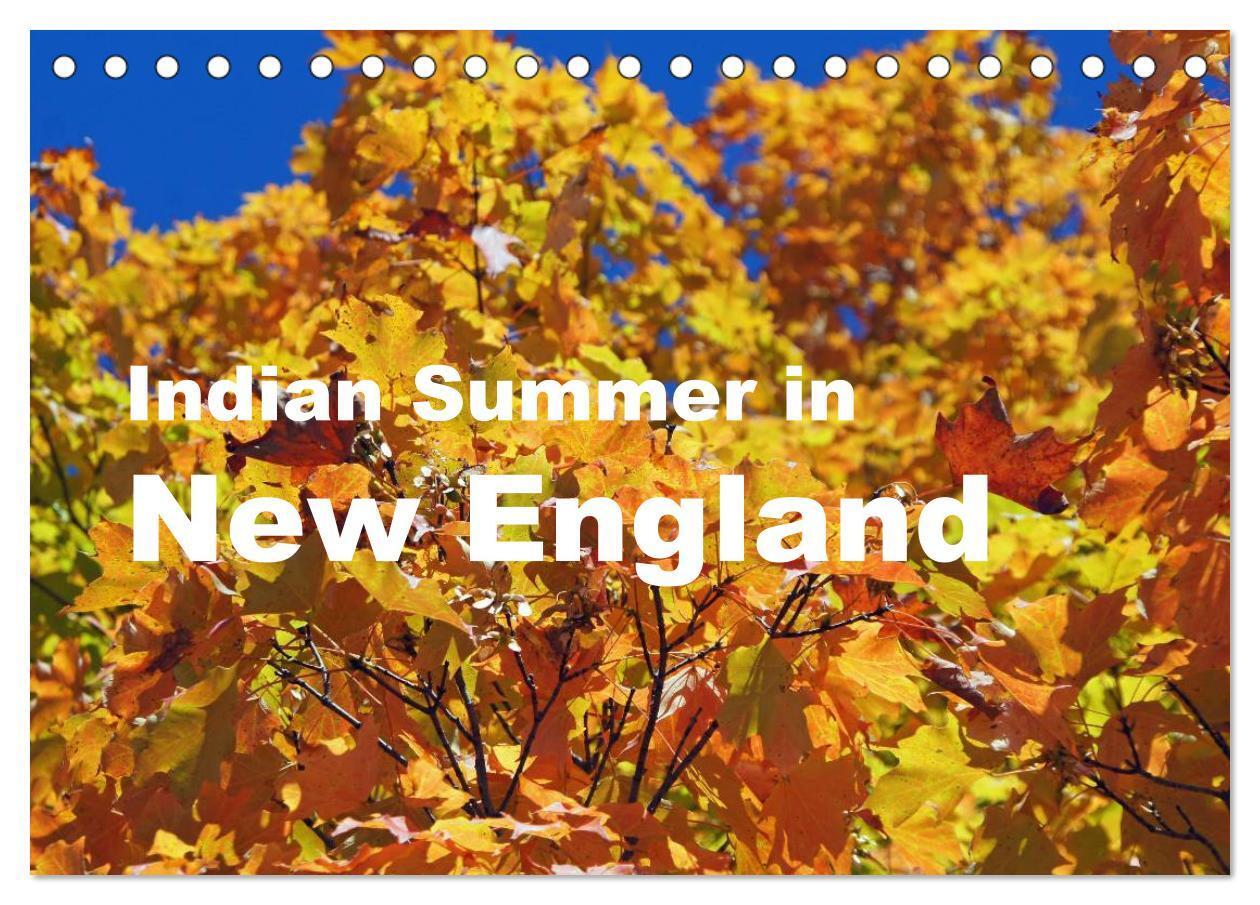 Cover: 9783435682812 | Indian Summer in New England (Tischkalender 2025 DIN A5 quer),...