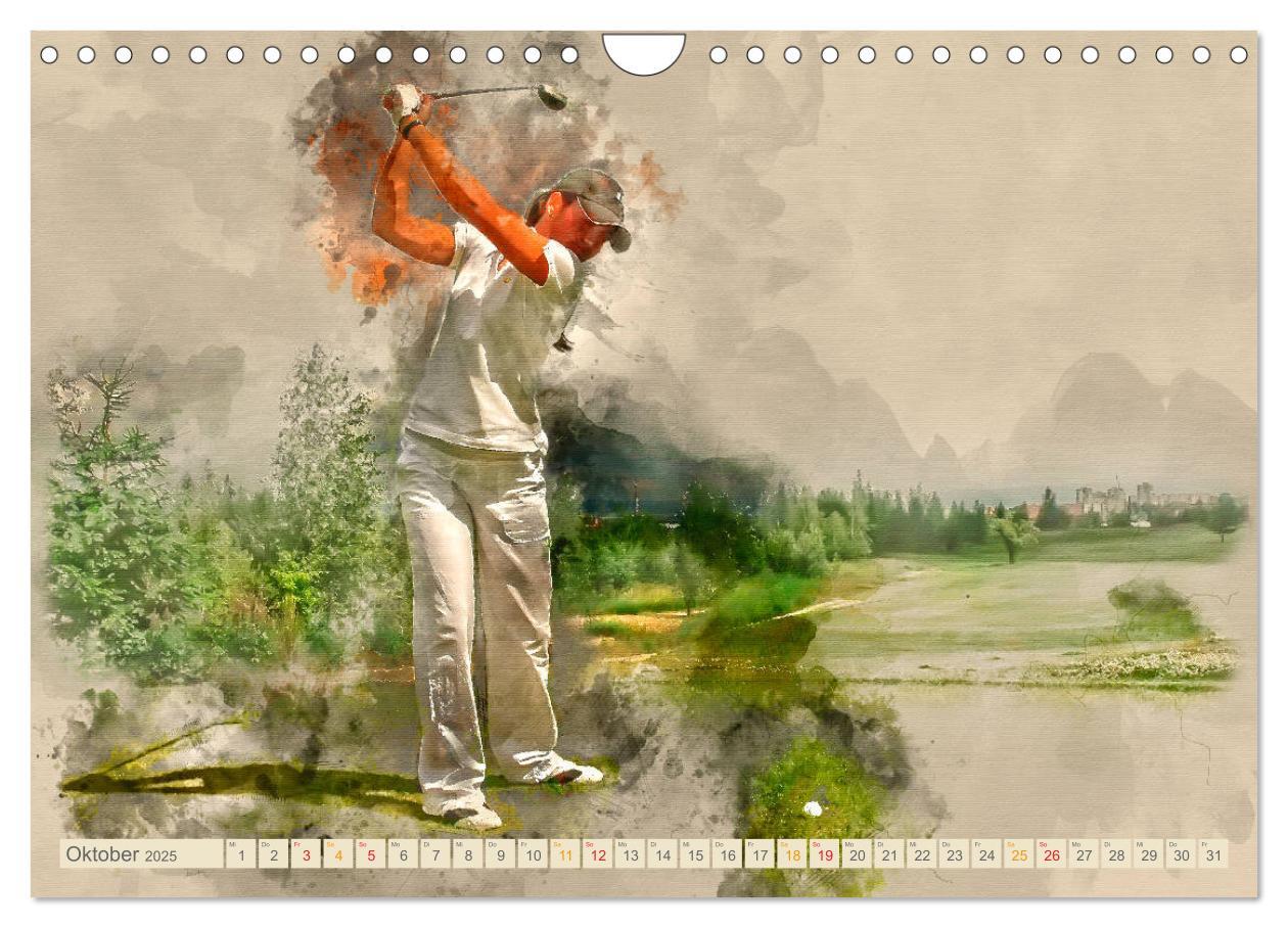 Bild: 9783435420568 | Ich liebe Golf (Wandkalender 2025 DIN A4 quer), CALVENDO...