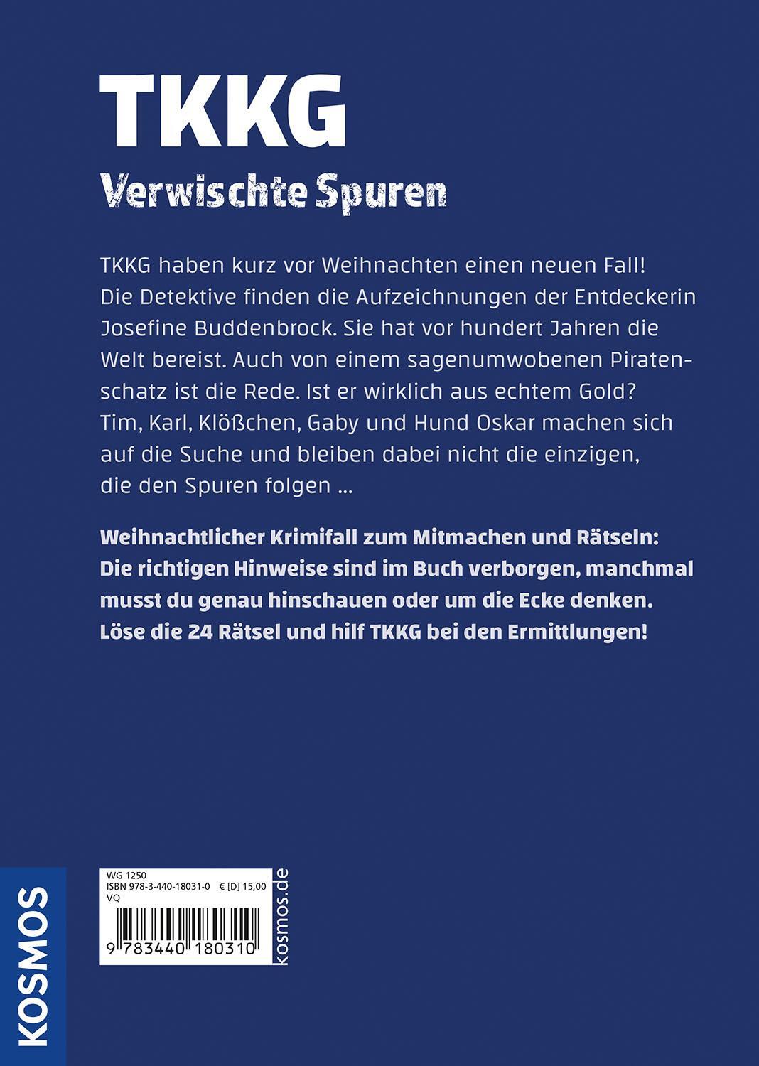 Bild: 9783440180310 | TKKG, Verwischte Spuren | Martin Hofstetter | Taschenbuch | 144 S.