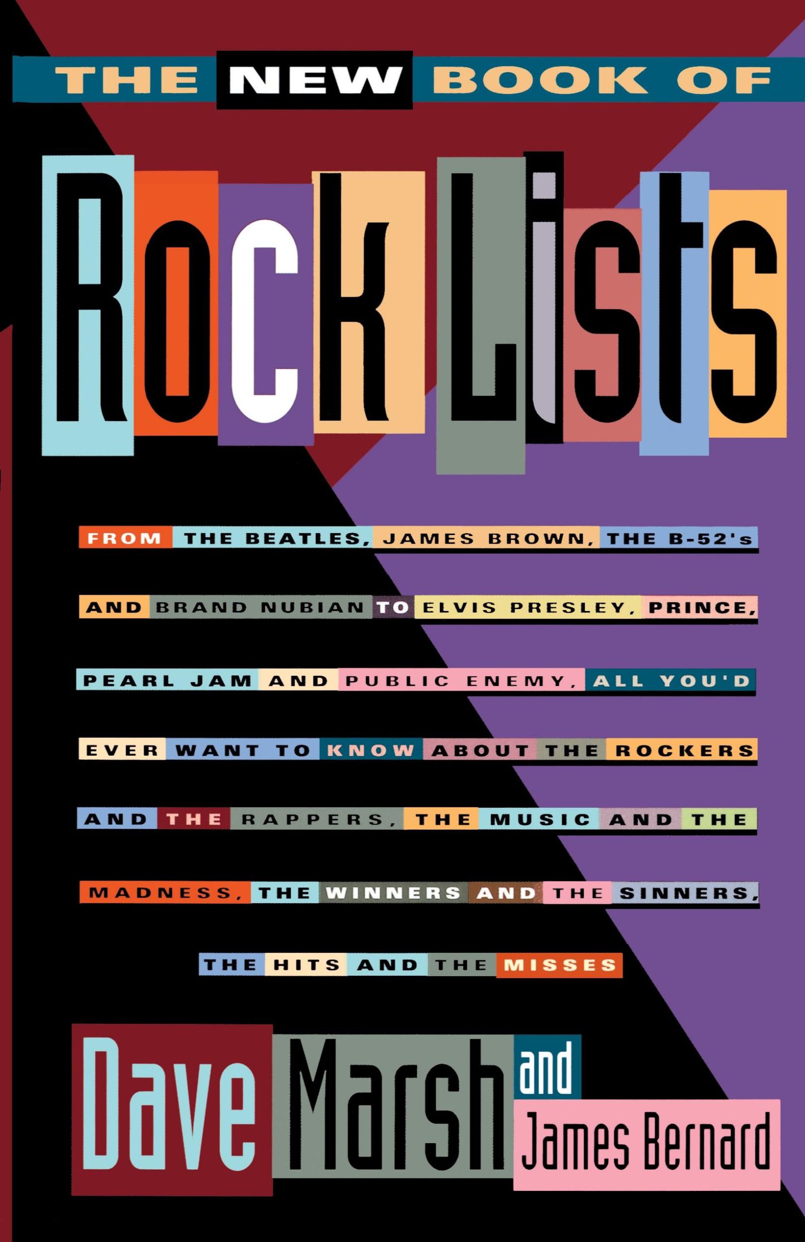 Cover: 9780671787004 | The New Book of Rock Lists | Dave Marsh (u. a.) | Taschenbuch | 1994