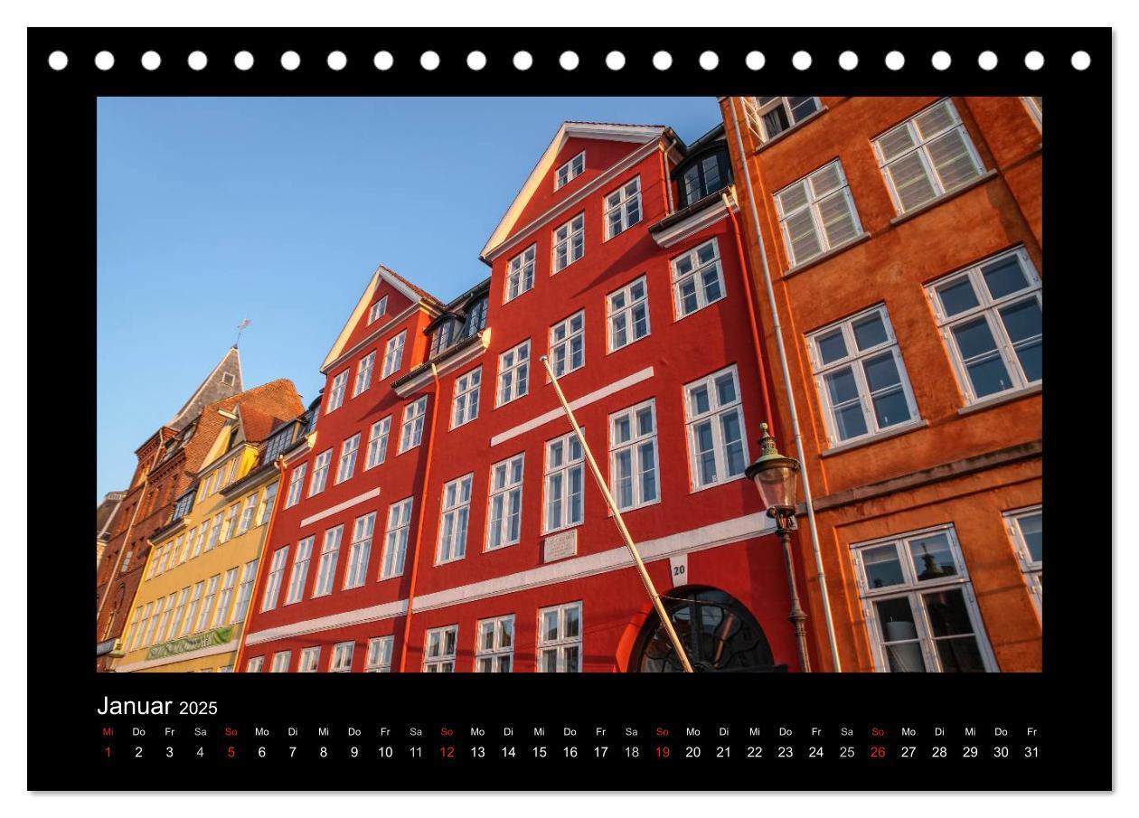 Bild: 9783435769261 | Kopenhagen (Tischkalender 2025 DIN A5 quer), CALVENDO Monatskalender