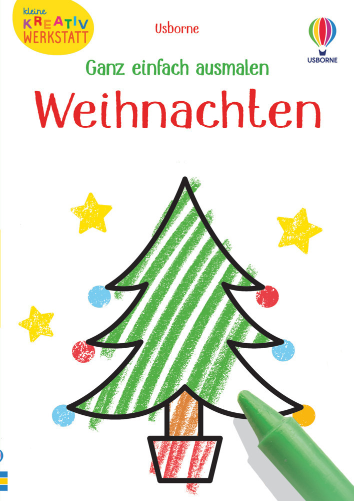 Cover: 9781789414882 | Kleine Kreativ-Werkstatt - Ganz einfach ausmalen: Weihnachten | Robson