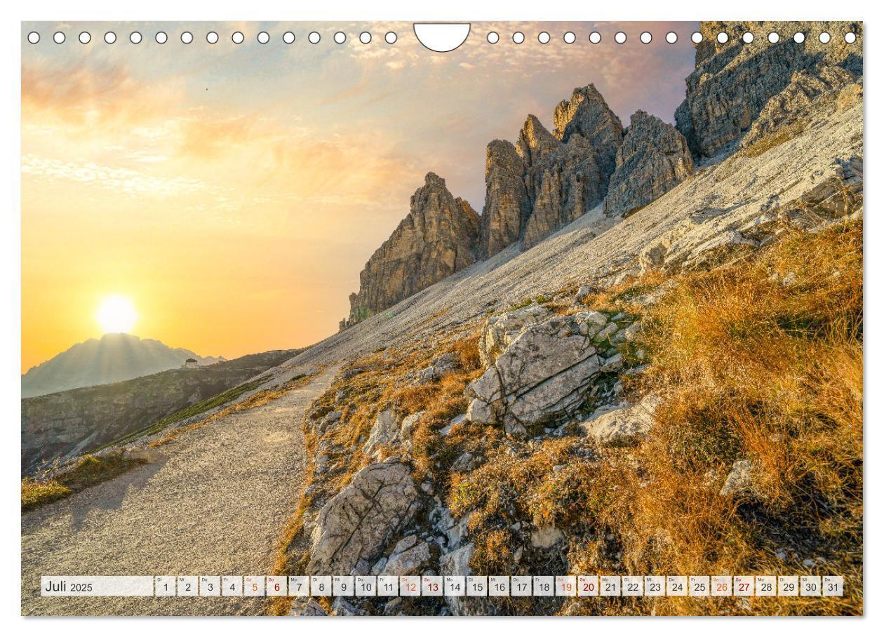 Bild: 9783383998072 | Bergwanderung Dolomiten rund um die Drei Zinnen (Wandkalender 2025...