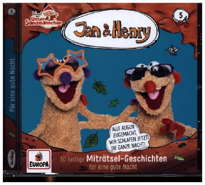 Cover: 190758095523 | Jan & Henry 05. 10 lustige Miträtsel-Geschichten | Audio-CD | Deutsch