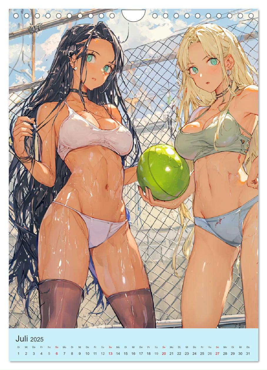 Bild: 9783457204733 | Erotische Manga-Girls. Sinnliche Cartoon-Kunst (Wandkalender 2025...