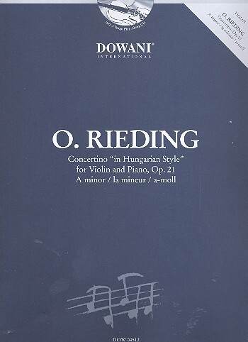 Cover: 9783905476842 | Concertino "In Hungarian Style" Op. 21 in A minor | Violin and Piano