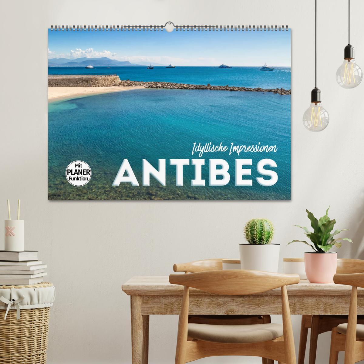 Bild: 9783435453849 | ANTIBES Idyllische Impressionen (Wandkalender 2025 DIN A2 quer),...