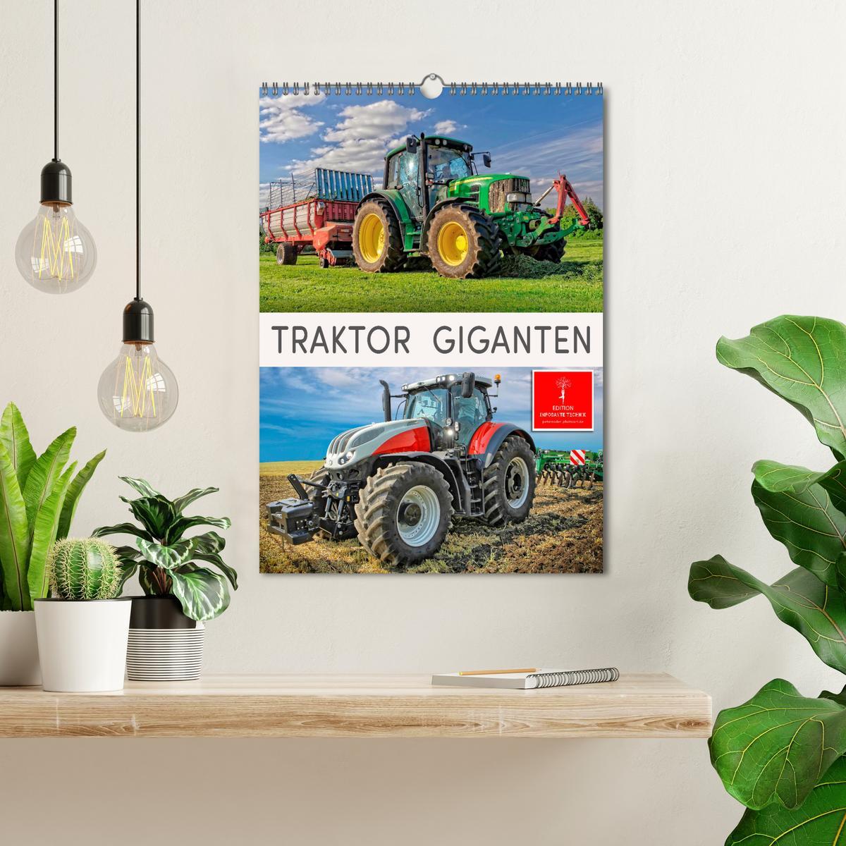 Bild: 9783435903481 | Traktor Giganten (Wandkalender 2025 DIN A3 hoch), CALVENDO...