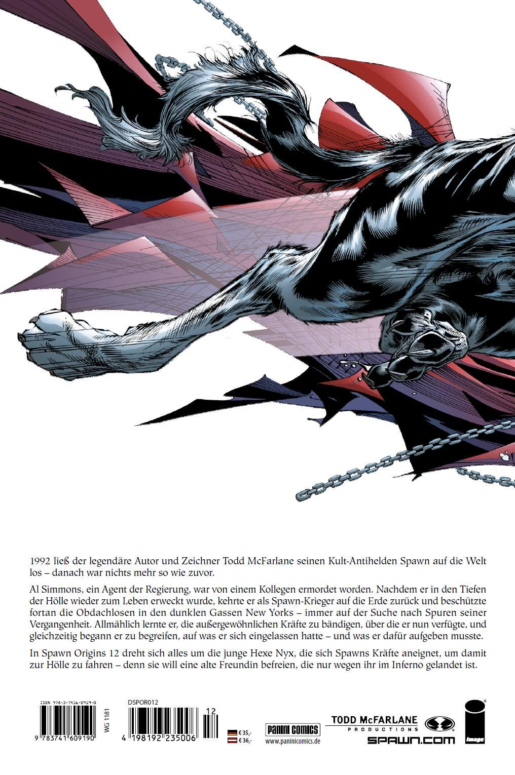 Rückseite: 9783741609190 | Spawn Origins Collection | Bd. 12 | Todd Mcfarlane (u. a.) | Buch