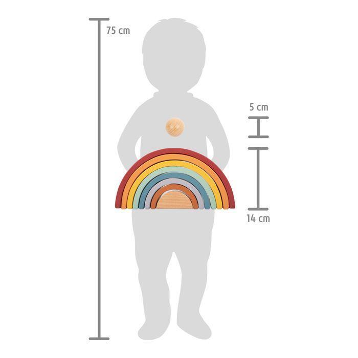 Bild: 4020972123183 | Holzbausteine Regenbogen "Safari" | Stück | 12318 | Deutsch | 2023