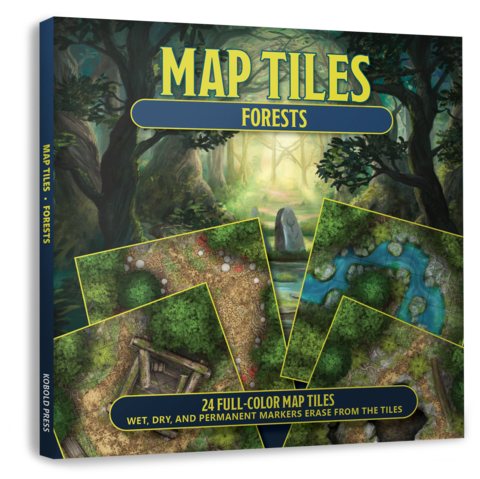 Cover: 9781950789832 | Map Tiles: Forests | englisch | Kobold Press | EAN 9781950789832