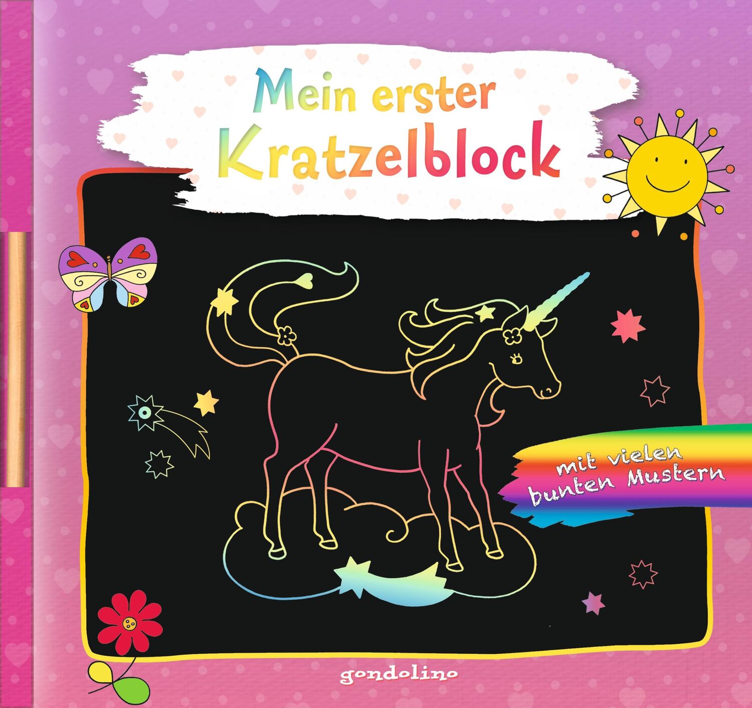 Cover: 9783811234833 | Mein erster Kratzelblock (Einhorn) | Kristin Labuch | Taschenbuch