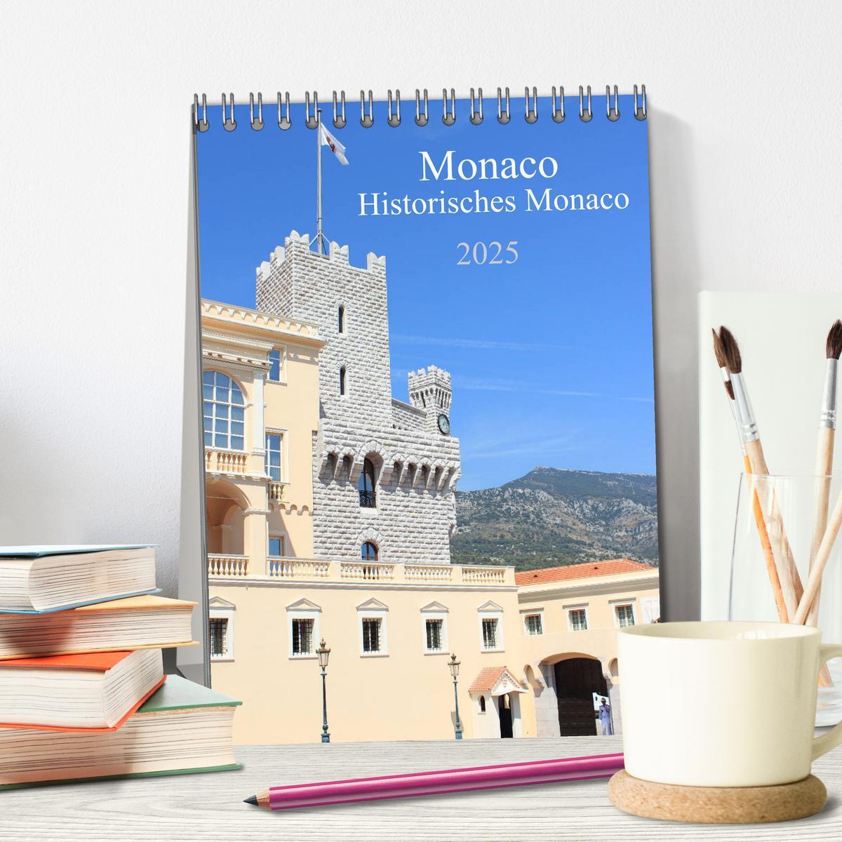 Bild: 9783435936526 | Monaco - Historisches Monaco (Tischkalender 2025 DIN A5 hoch),...