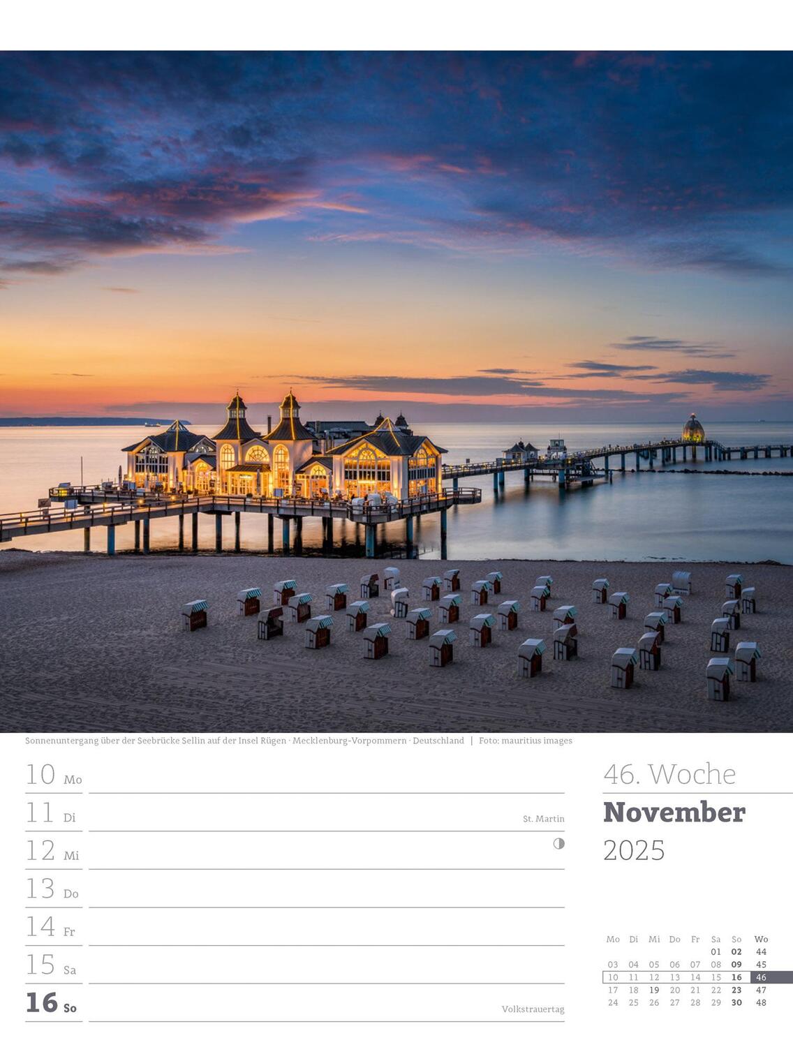 Bild: 9783838435039 | Am Meer - Wochenplaner Kalender 2025 | Ackermann Kunstverlag | 56 S.