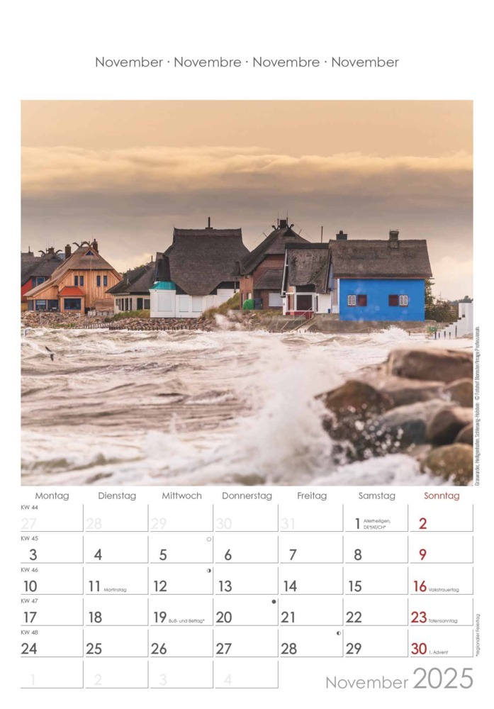 Bild: 4251732341152 | Alpha Edition - Norddeutschland 2025 Bildkalender, 23,7x34cm,...