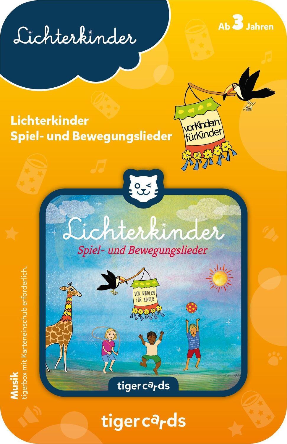 Bild: 4260535482764 | tigercard - Lichterkinder: Spiel und Bewegungslieder | Stück | Deutsch