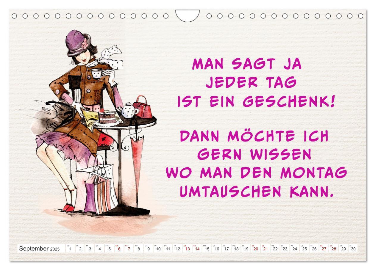 Bild: 9783383927867 | Frech aber ehrlich (Wandkalender 2025 DIN A4 quer), CALVENDO...