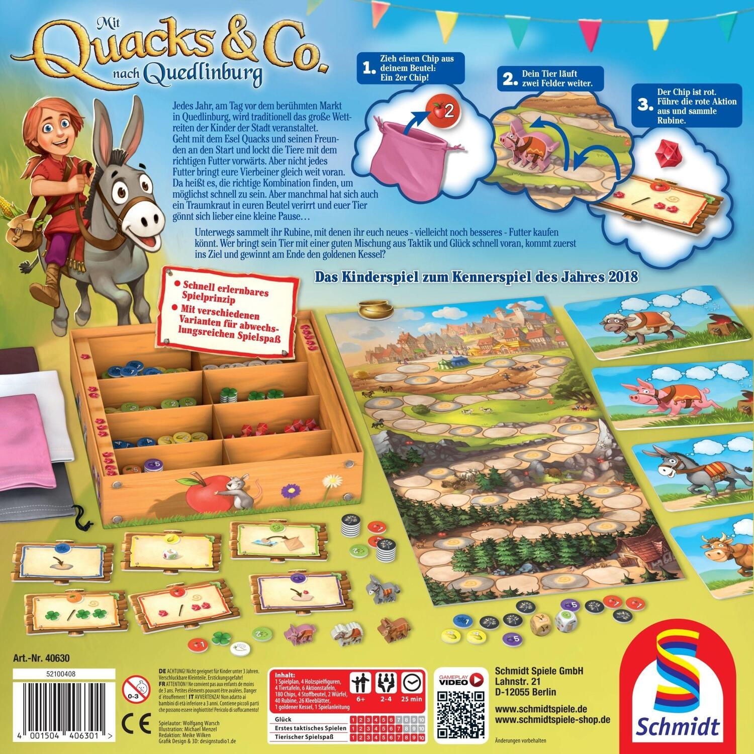 Bild: 4001504406301 | Mit Quacks &amp; Co. nach Quedlinburg | KINDERSPIELE | Spiel | 40630