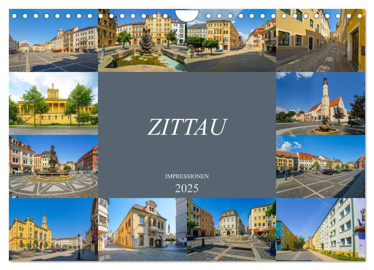 Cover: 9783435318810 | Zittau Impressionen (Wandkalender 2025 DIN A4 quer), CALVENDO...