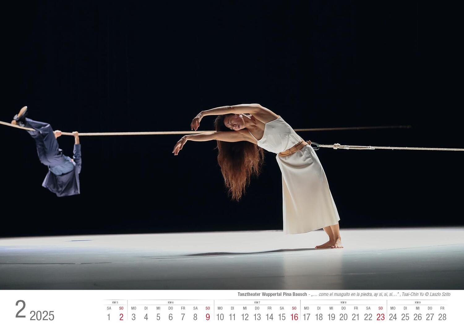 Bild: 9783965352377 | Tanztheater Wuppertal Pina Bausch 2025 Bildkalender A3 Spiralbindung