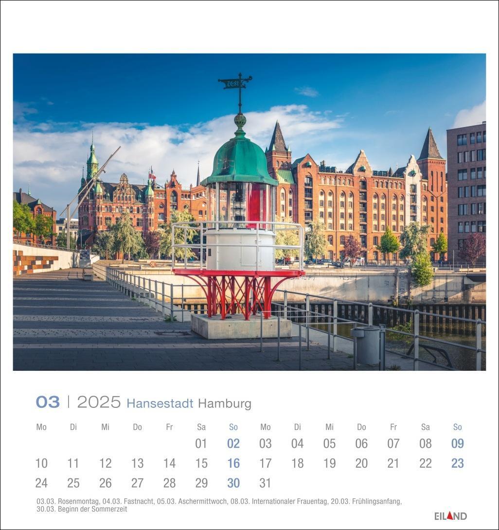 Bild: 9783964023261 | Hansestadt Hamburg Postkartenkalender 2025 | Eiland | Kalender | 13 S.